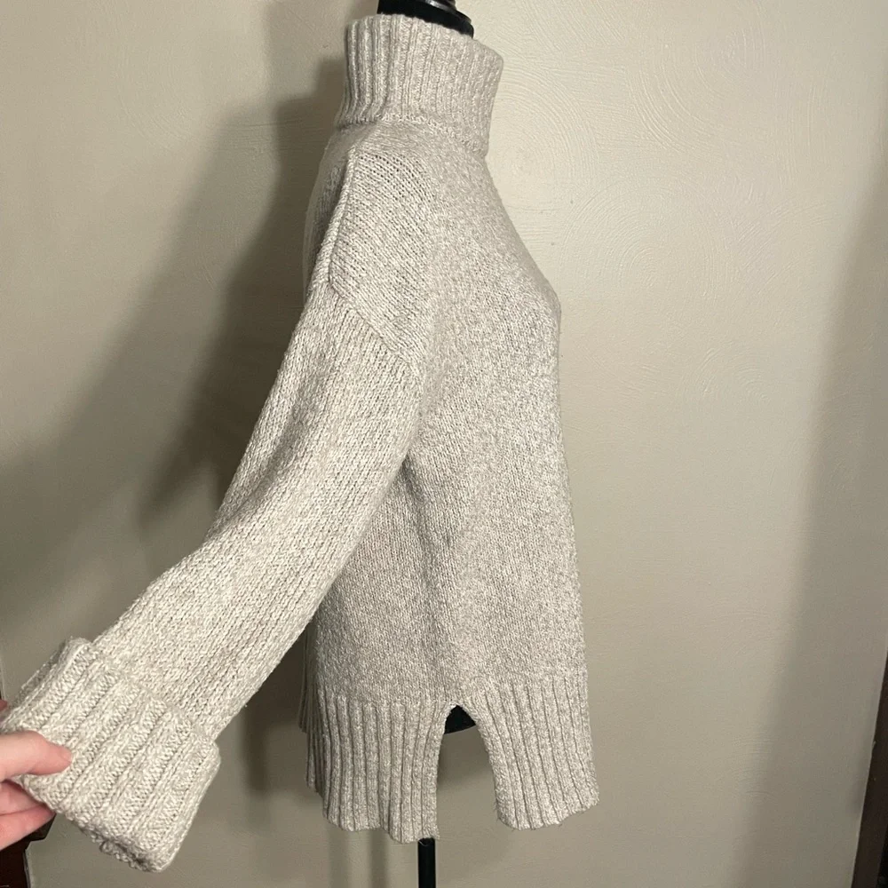 Women's Cowl Neck Tunic Sweater M - Picture 3 of 9